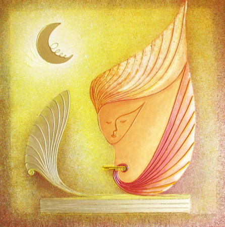 0919  I remember you (Ti ricordo) - Tecn. mista acrilico su tela mis. cm. 100x100  /2019